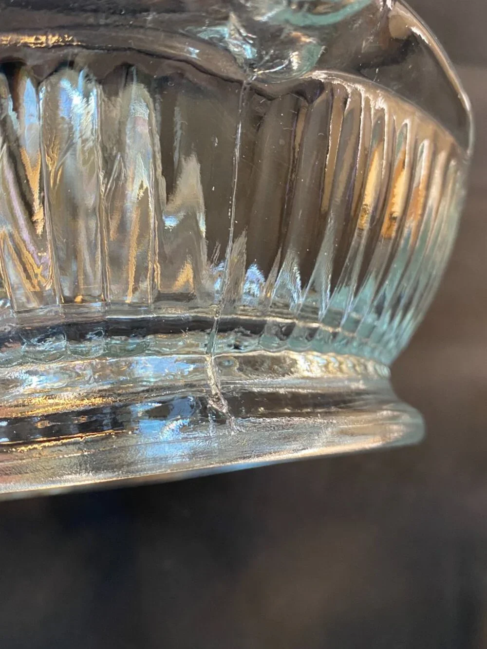 Vintage Mid-Century Pressed Glass Citrus Juicer Reamer